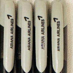 【アシアナ航空】Asiana Airlines  非売品ボールペン　2種　各5本の画像