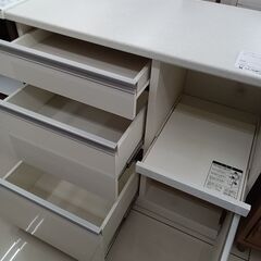 ★リユースのサカイ日立店★HJ7473  レンジ台 ホワイト H85×D44.5×W90.5 クリーニング済み の画像