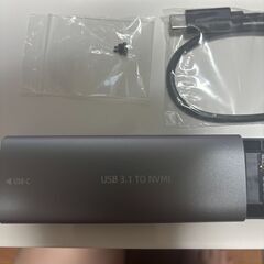 M.2 SSD 512GB＋SSD外付け用ストレージケースの画像