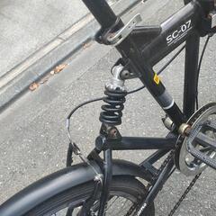 20インチ 折り畳み自転車 6速ギアの画像