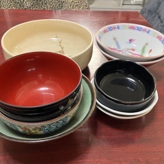 和柄　食器セット　9点の画像