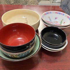 和柄　食器セット　9点の画像