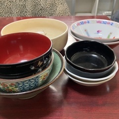 和柄　食器セット　9点の画像