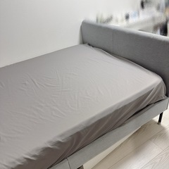 【8/20〜22お渡し】   IKEA SLATTUMダブルベッドフレームの画像
