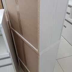 ★リユースのサカイ日立店★HJ7475  食器棚 ナチュラルホワイト H135×D29×W59 クリーニング済み の画像