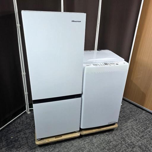 HISENSE冷蔵庫20年+洗濯機21 年※一部地域配送設置無料その他地域相談可 美品中古品2021年製冷蔵庫洗濯機set ※一部地域配送設置無料