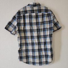 Gap 半袖シャツ S 青系チェックの画像