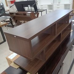リユースのサカイ栃木店★ジモティ割あり★  TV台 ブラウン W108×D29×H37 クリーニング済み TC10285の画像