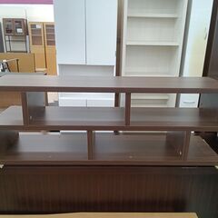 リユースのサカイ栃木店★ジモティ割あり★  TV台 ブラウン W108×D29×H37 クリーニング済み TC10285の画像