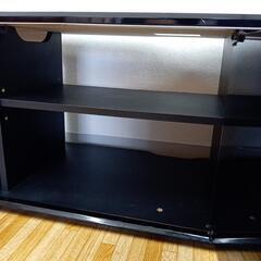 【リユースのサカイ八街店】★ジモティ割あり★ TV台　ブラック　クリーニング済　YJ7440の画像