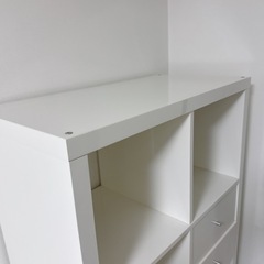 【8/20〜22お渡し】IKEA KALLAX シェルフユニット＋引き出し・扉の画像