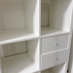 【8/20〜22お渡し】IKEA KALLAX シェルフユニット＋引き出し・扉の画像