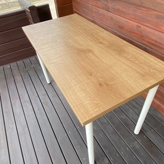 IKEA 木目調テーブル②の画像