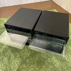 【リユース☆エコちょっぷ】レターケースF4 ブラックの画像