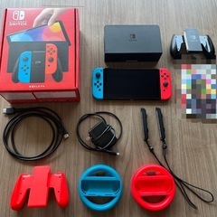 任天堂switch スイッチ　EL有機　64G  サービスありの画像