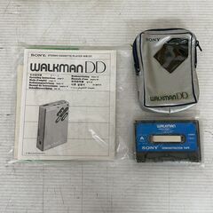 【新品未使用】SONY WALKMAN DD WM-DD ウォークマン カセットウォークマン 現状渡し 付属品付き 当時物 レア 希少 Y2109の画像
