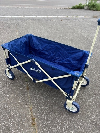 良品 Coleman コールマン アウトドアワゴン 2000034613 ネイビー×ホワイト