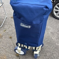 良品 Coleman コールマン アウトドアワゴン 2000034613 ネイビー×ホワイトの画像