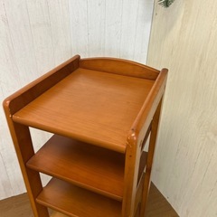 【リユース☆エコちょっぷ】天然木　スリッパラック　シューズラックの画像