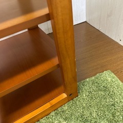 【リユース☆エコちょっぷ】天然木　スリッパラック　シューズラックの画像