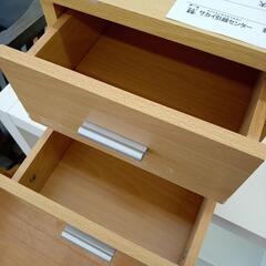 【リユースのサカイ八街店】★ジモティ割あり★ 収納棚　ナチュラル　クリーニング済　YJ7442の画像