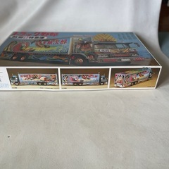 バンダイ 特大 1/20 ディスプレイモデル トラック野郎 シリーズ No.19 一番星 故郷特急便 プラモデル 当時物 使用未組立自宅保管品  ビッグトラック野郎 の画像