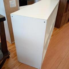 【リユースのサカイ八街店】★ジモティ割あり★ IKEA　シェルフ　ホワイト　クリーニング済　YJ7443の画像