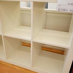 【リユースのサカイ八街店】★ジモティ割あり★ IKEA　シェルフ　ホワイト　クリーニング済　YJ7443の画像