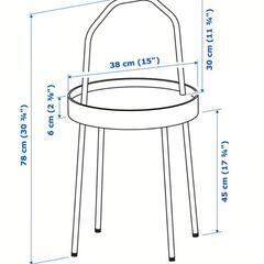 IKEA サイドテーブルの画像