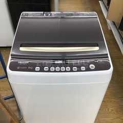 H-40【ご来店頂ける方限定】Hisenseの8、0Kg洗濯機です