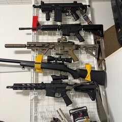サバゲー引退セット　エアガン　hk416 シールチーム　AOR1　の画像