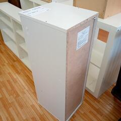 【リユースのサカイ八街店】★ジモティ割あり★ ミラー付シューズラック　ホワイト　クリーニング済　YJ7444の画像
