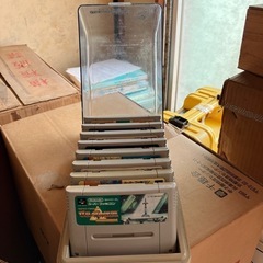 スーパーファミコン一式にソフトの画像