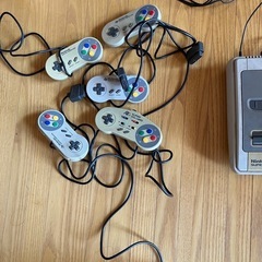 スーパーファミコン一式にソフトの画像