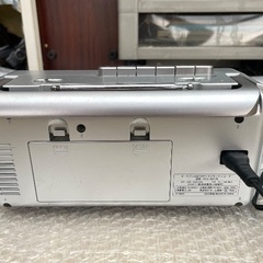 ラジカセ　シルバー2の画像