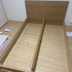 ダブルベッドフレーム　LEG床板の画像