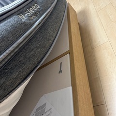 ダブルベッドフレーム　LEG床板の画像
