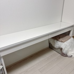 【8/20〜22お渡し】IKEA BESTÅ BURS デスク／使用感ありの画像