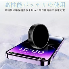 ✨ボイスレコーダー　✨ 980時間 64G AI 録音機 小型 高感度の画像