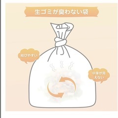 生ゴミが臭わない袋 ゴミ袋 LLサイズ 60枚×2個 (120枚)ペット用の画像
