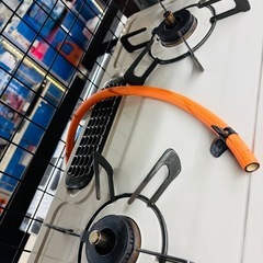 ★980　Rinnai　2口ガスコンロ　LPガス　ボタン式　リサイクルマート鹿児島宇宿店の画像