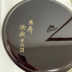 会津塗り お盆の画像