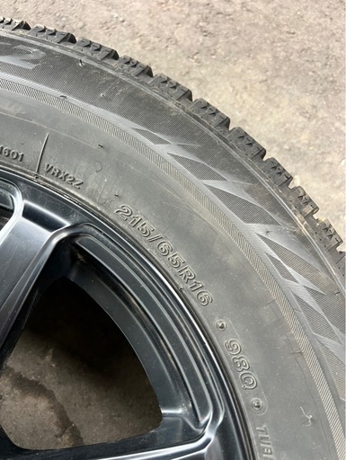 ⭐︎別投稿添付写真⭐︎冬タイヤアルミホイールセット ブリヂストン　VRX2  21年製