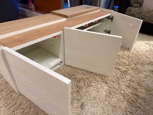 大川家具　キッチンボード上置棚　新品未使用（展示品）