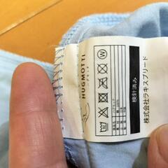ハグモッチ　グレー コットンカバーセットの画像