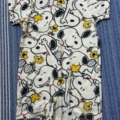 SNOOPY 半袖ロンパース 80の画像
