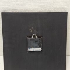 スクエア　ミラー掛け時計  おしゃれ クロック　黒フレーム　 鏡 2way 250820-5Yの画像