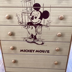 ミッキーチェスト7段【町田市再生家具】251467の画像