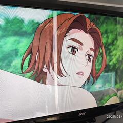 BONTECモニターアームとBenQ27インチモニターとAcer24インチモニターの画像