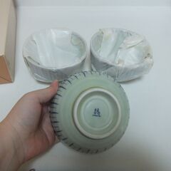 新品未使用箱入りたち吉　藍十草　お好み椀1個　969－527の画像